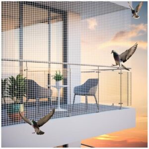 Bird net installation